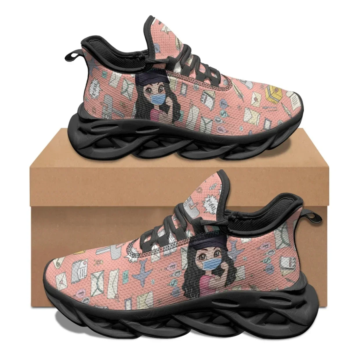 Sneaker Career - Nowe Dziewczęce Buty Casual z Motywem