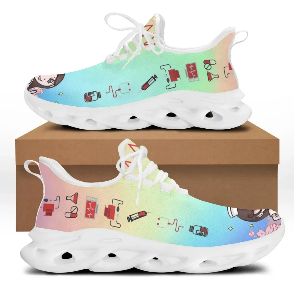 Damskie buty medyczne z nadruk – Sneaker Career recenzja i cena