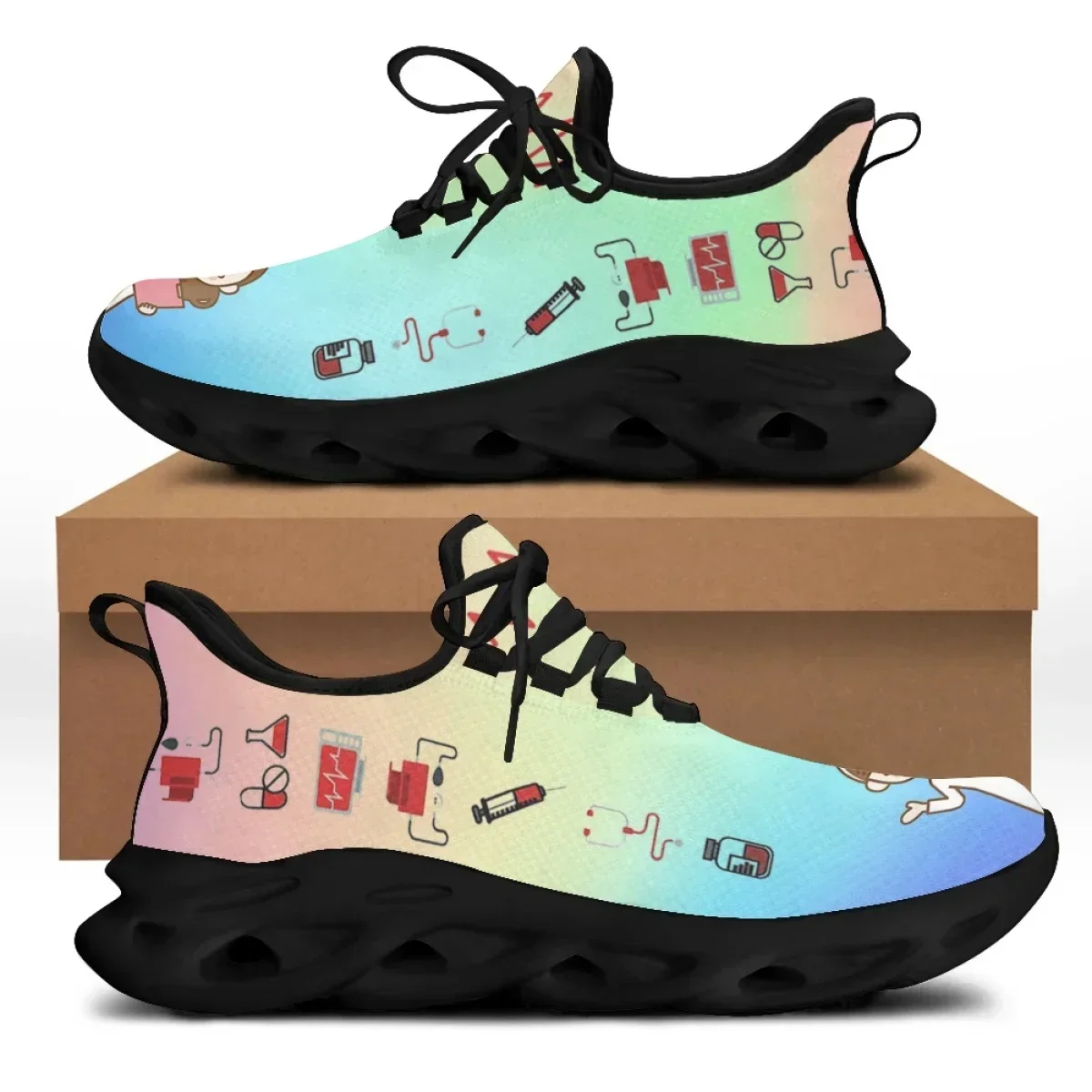 Damskie buty medyczne z nadruk – Sneaker Career recenzja i cena