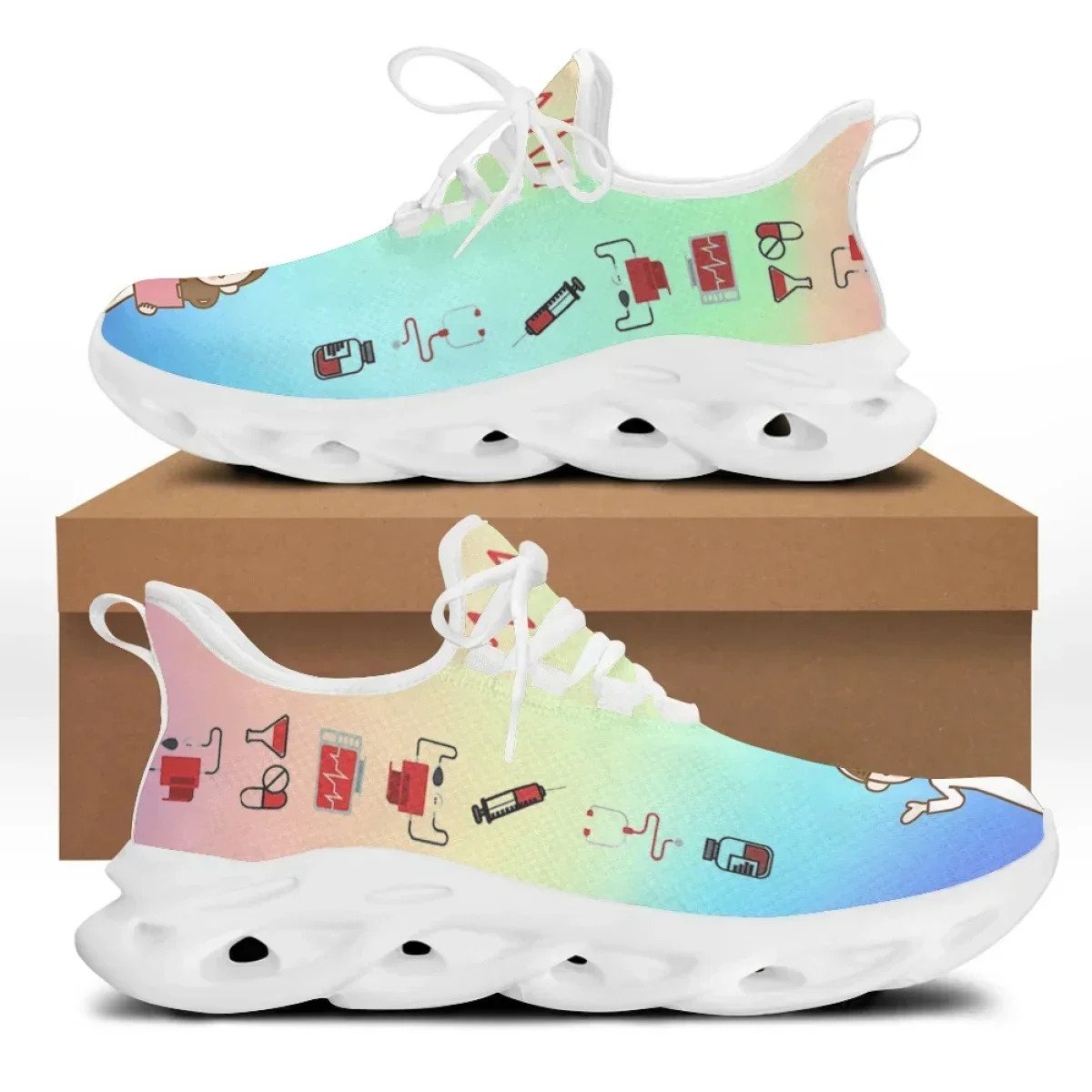 Damskie buty medyczne z nadruk – Sneaker Career recenzja i cena